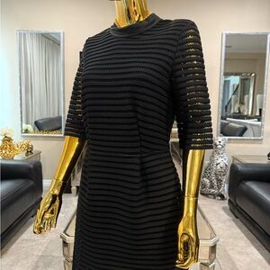 Chic Black Long Sleeve Dress